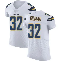 Men's Alohi Gilman Los Angeles Chargers No.32 Elite Vapor Untouchable Jersey - White