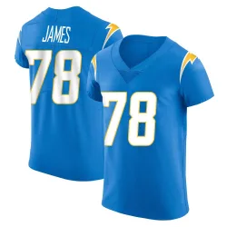 Men's Andre James Los Angeles Chargers No.78 Elite Alternate Vapor Untouchable Jersey - Blue