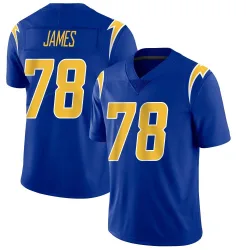 Men's Andre James Los Angeles Chargers No.78 Limited 2nd Alternate Vapor Jersey - Royal