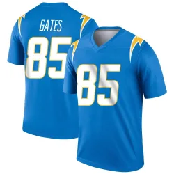 Men's Antonio Gates Los Angeles Chargers No.85 Legend Powder Jersey - Blue