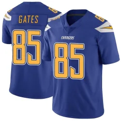 Men's Antonio Gates Los Angeles Chargers No.85 Limited Color Rush Vapor Untouchable Jersey - Royal