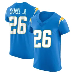 Men's Asante Samuel Jr. Los Angeles Chargers No.26 Elite Alternate Vapor Untouchable Jersey - Blue