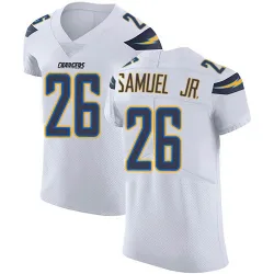 Men's Asante Samuel Jr. Los Angeles Chargers No.26 Elite Vapor Untouchable Jersey - White