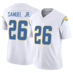 Men's Asante Samuel Jr. Los Angeles Chargers No.26 Limited Vapor F.U.S.E. Jersey - White