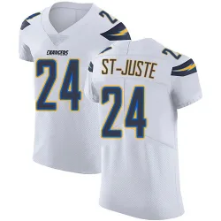 Men's Benjamin St-Juste Los Angeles Chargers No.24 Elite Vapor Untouchable Jersey - White