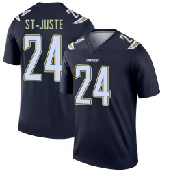 Men's Benjamin St-Juste Los Angeles Chargers No.24 Legend Jersey - Navy