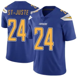Men's Benjamin St-Juste Los Angeles Chargers No.24 Limited Color Rush Vapor Untouchable Jersey - Royal