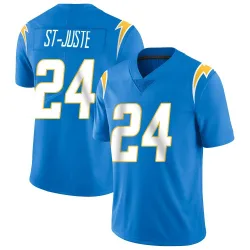Men's Benjamin St-Juste Los Angeles Chargers No.24 Limited Powder Vapor Untouchable Alternate Jersey - Blue