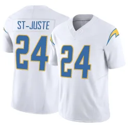 Men's Benjamin St-Juste Los Angeles Chargers No.24 Limited Vapor F.U.S.E. Jersey - White