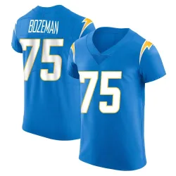 Men's Bradley Bozeman Los Angeles Chargers No.75 Elite Alternate Vapor Untouchable Jersey - Blue