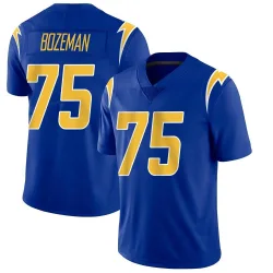 Men's Bradley Bozeman Los Angeles Chargers No.75 Limited 2nd Alternate Vapor Jersey - Royal