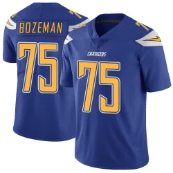 Men's Bradley Bozeman Los Angeles Chargers No.75 Limited Color Rush Vapor Untouchable Jersey - Royal