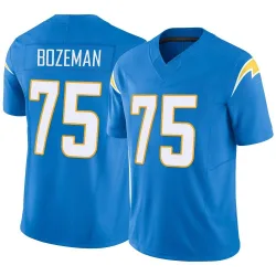 Men's Bradley Bozeman Los Angeles Chargers No.75 Limited Powder Vapor F.U.S.E. Jersey - Blue