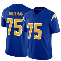 Men's Bradley Bozeman Los Angeles Chargers No.75 Limited Vapor F.U.S.E. Jersey - Royal