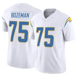 Men's Bradley Bozeman Los Angeles Chargers No.75 Limited Vapor F.U.S.E. Jersey - White