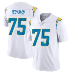 Men's Bradley Bozeman Los Angeles Chargers No.75 Limited Vapor Untouchable Jersey - White