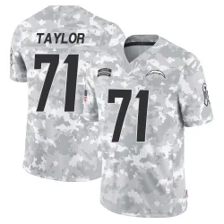 Men's Branson Taylor Los Angeles Chargers No.71 Limited 2024 Salute to Service Jersey - Arctic Camo
