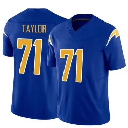 Men's Branson Taylor Los Angeles Chargers No.71 Limited Vapor F.U.S.E. Jersey - Royal