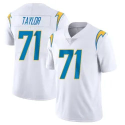 Men's Branson Taylor Los Angeles Chargers No.71 Limited Vapor Untouchable Jersey - White
