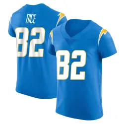 Men's Brenden Rice Los Angeles Chargers No.82 Elite Alternate Vapor Untouchable Jersey - Blue