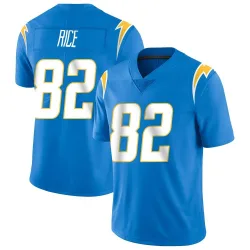 Men's Brenden Rice Los Angeles Chargers No.82 Limited Powder Vapor Untouchable Alternate Jersey - Blue