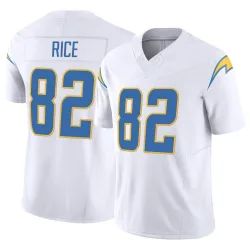 Men's Brenden Rice Los Angeles Chargers No.82 Limited Vapor F.U.S.E. Jersey - White