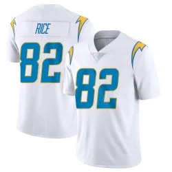 Men's Brenden Rice Los Angeles Chargers No.82 Limited Vapor Untouchable Jersey - White