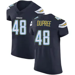 Men's Bud Dupree Los Angeles Chargers No.48 Elite Team Color Vapor Untouchable Jersey - Navy Blue