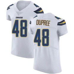 Men's Bud Dupree Los Angeles Chargers No.48 Elite Vapor Untouchable Jersey - White