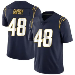 Men's Bud Dupree Los Angeles Chargers No.48 Limited Team Color Vapor Untouchable Jersey - Navy