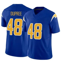 Men's Bud Dupree Los Angeles Chargers No.48 Limited Vapor F.U.S.E. Jersey - Royal