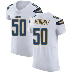Men's Caleb Murphy Los Angeles Chargers No.50 Elite Vapor Untouchable Jersey - White