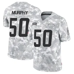 Men's Caleb Murphy Los Angeles Chargers No.50 Limited 2024 Salute to Service Jersey - Arctic Camo