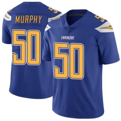 Men's Caleb Murphy Los Angeles Chargers No.50 Limited Color Rush Vapor Untouchable Jersey - Royal