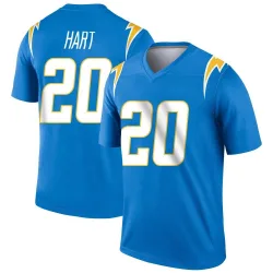 Men's Cam Hart Los Angeles Chargers No.20 Legend Powder Jersey - Blue