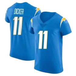 Men's Cameron Dicker Los Angeles Chargers No.11 Elite Alternate Vapor Untouchable Jersey - Blue