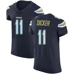 Men's Cameron Dicker Los Angeles Chargers No.11 Elite Team Color Vapor Untouchable Jersey - Navy Blue