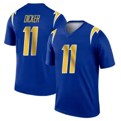 Men's Cameron Dicker Los Angeles Chargers No.11 Legend 2nd Alternate Jersey - Royal
