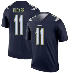 Men's Cameron Dicker Los Angeles Chargers No.11 Legend Jersey - Navy