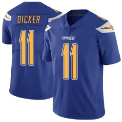 Men's Cameron Dicker Los Angeles Chargers No.11 Limited Color Rush Vapor Untouchable Jersey - Royal