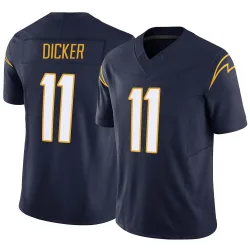 Men's Cameron Dicker Los Angeles Chargers No.11 Limited Vapor F.U.S.E. Jersey - Navy