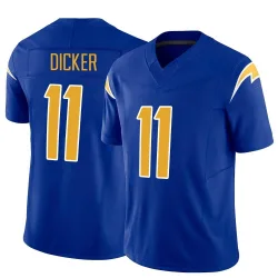 Men's Cameron Dicker Los Angeles Chargers No.11 Limited Vapor F.U.S.E. Jersey - Royal