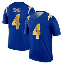Men's Chase Daniel Los Angeles Chargers No.4 Legend 2nd Alternate Jersey - Royal
