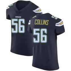 Men's Chris Collins Los Angeles Chargers No.56 Elite Team Color Vapor Untouchable Jersey - Navy Blue