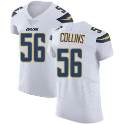Men's Chris Collins Los Angeles Chargers No.56 Elite Vapor Untouchable Jersey - White