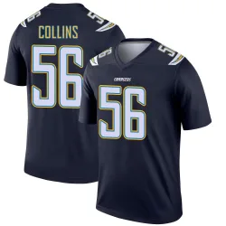 Men's Chris Collins Los Angeles Chargers No.56 Legend Jersey - Navy