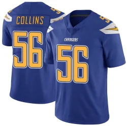 Men's Chris Collins Los Angeles Chargers No.56 Limited Color Rush Vapor Untouchable Jersey - Royal