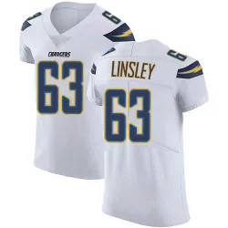 Men's Corey Linsley Los Angeles Chargers No.63 Elite Vapor Untouchable Jersey - White