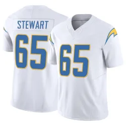 Men's Corey Stewart Los Angeles Chargers No.65 Limited Vapor F.U.S.E. Jersey - White