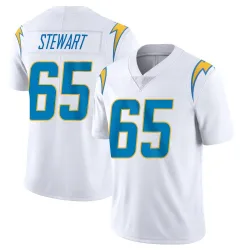 Men's Corey Stewart Los Angeles Chargers No.65 Limited Vapor Untouchable Jersey - White